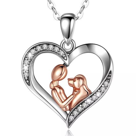 Puppy Love Sterling Silver Necklace