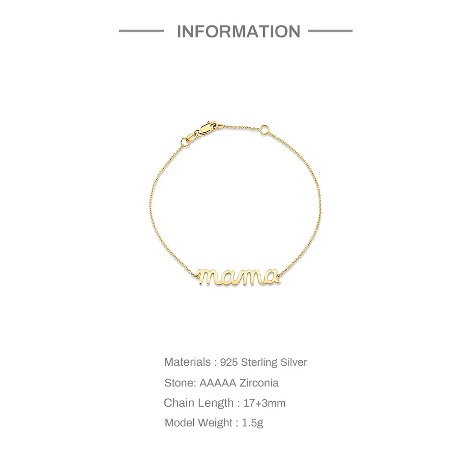 Simple Mama Gold Bracelet