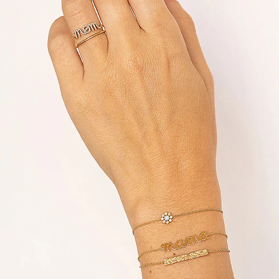 Simple Mama Gold Bracelet