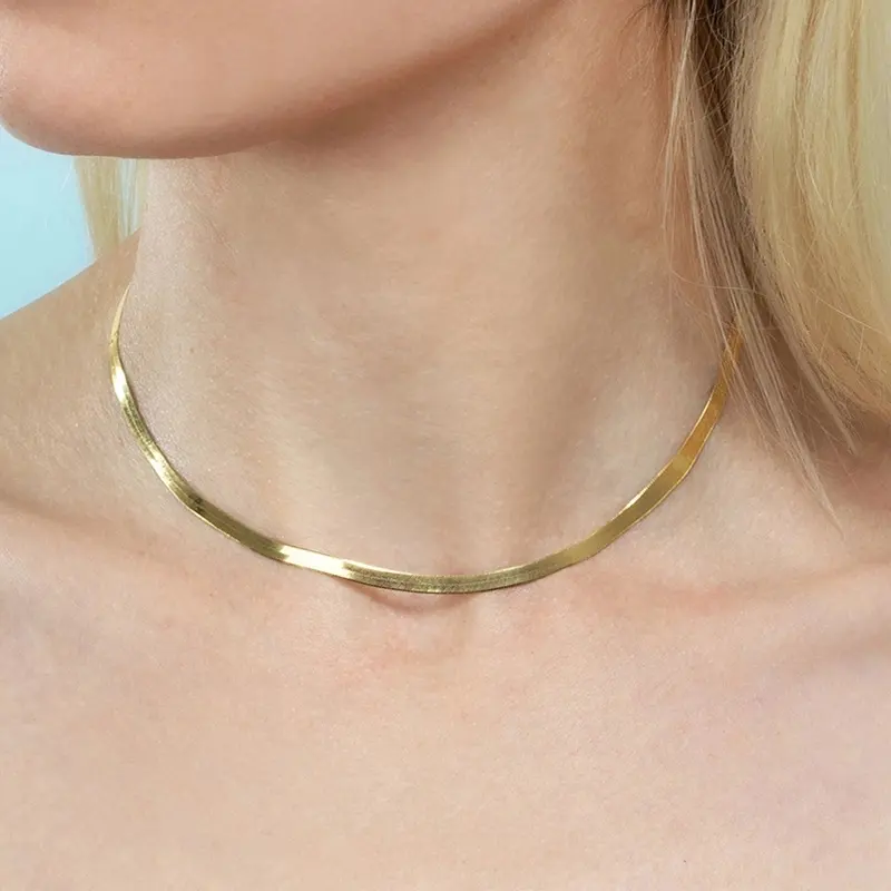 Snake Chain Choker Necklace