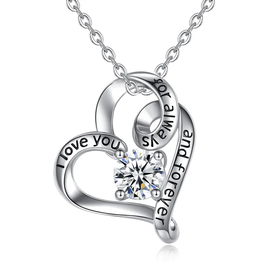 Forever Love Sterling Silver Necklace