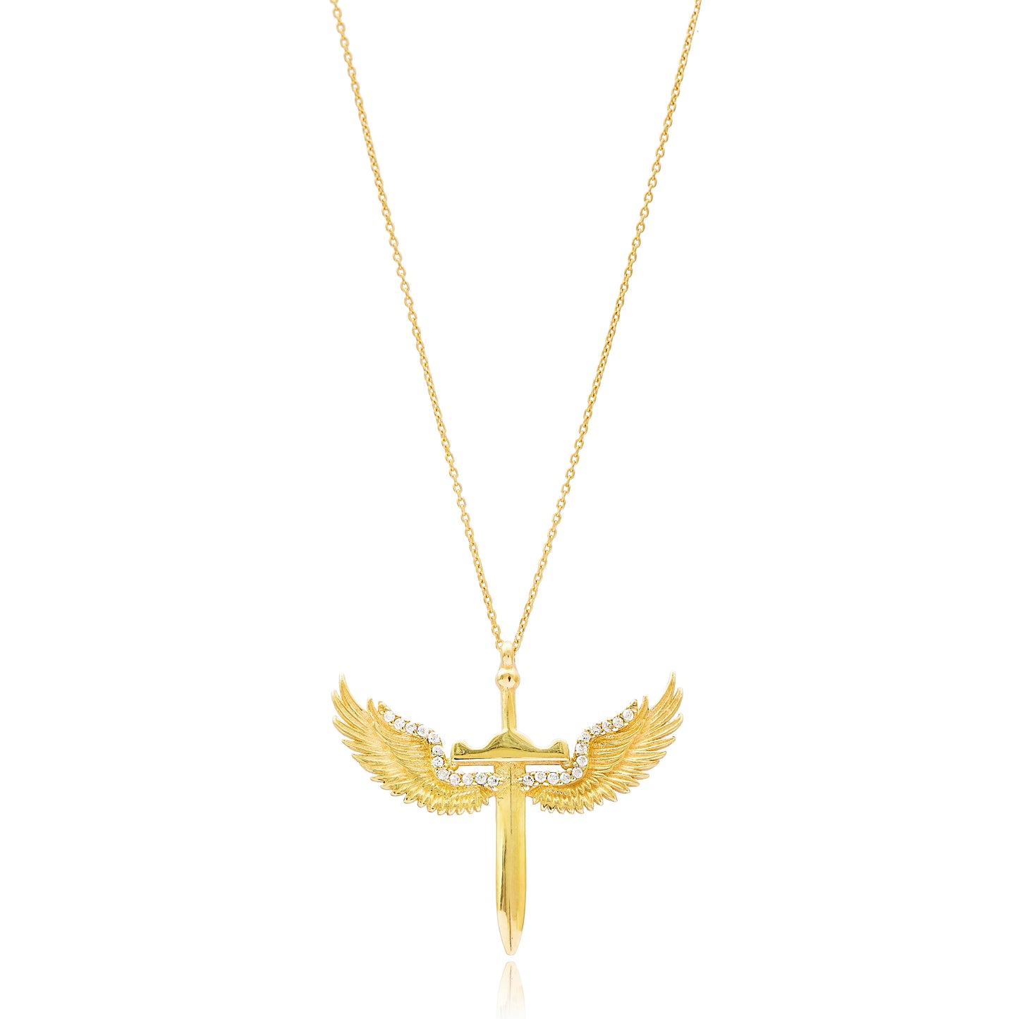 Angel Sword Sterling Silver (Gold)