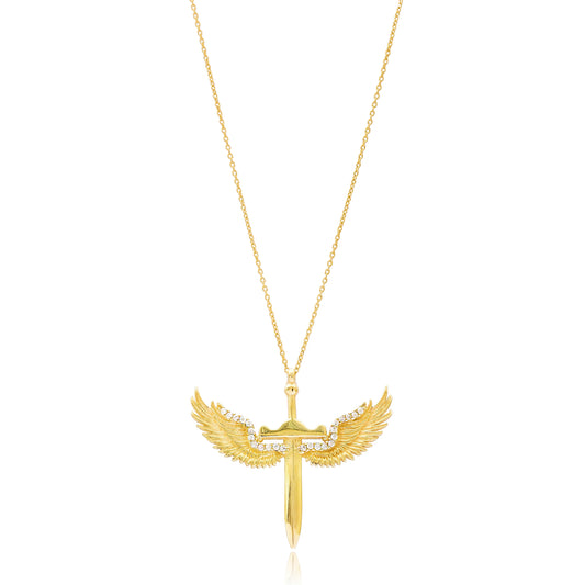 Angel Sword Sterling Silver (Gold)