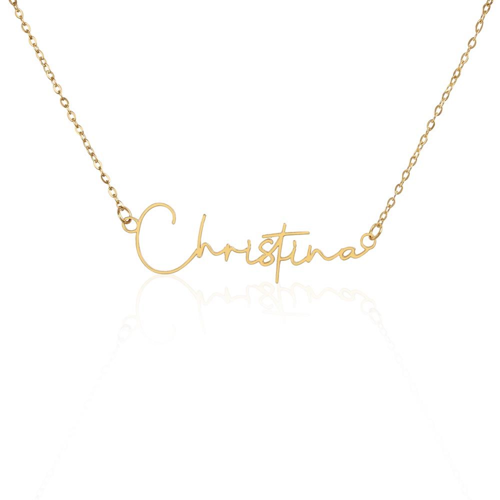 Signature Style Name Necklace