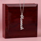 Vertical Name Necklace