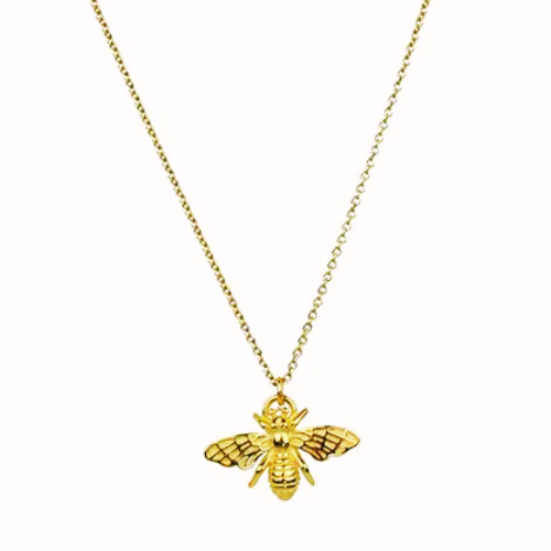 Queen Bee Charm Necklace