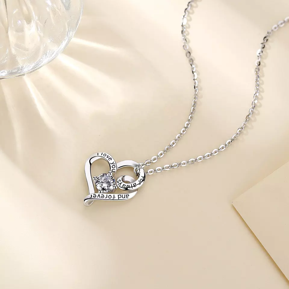 Forever Love Sterling Silver Necklace