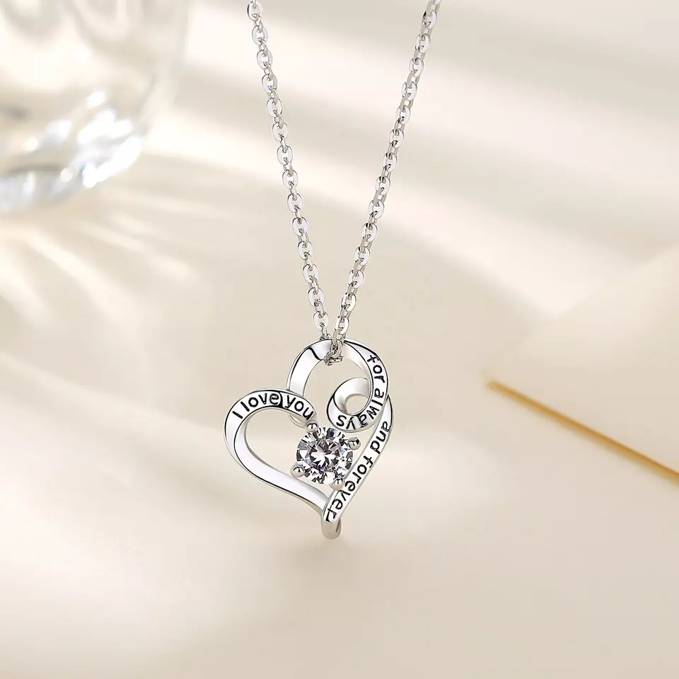 Forever Love Sterling Silver Necklace