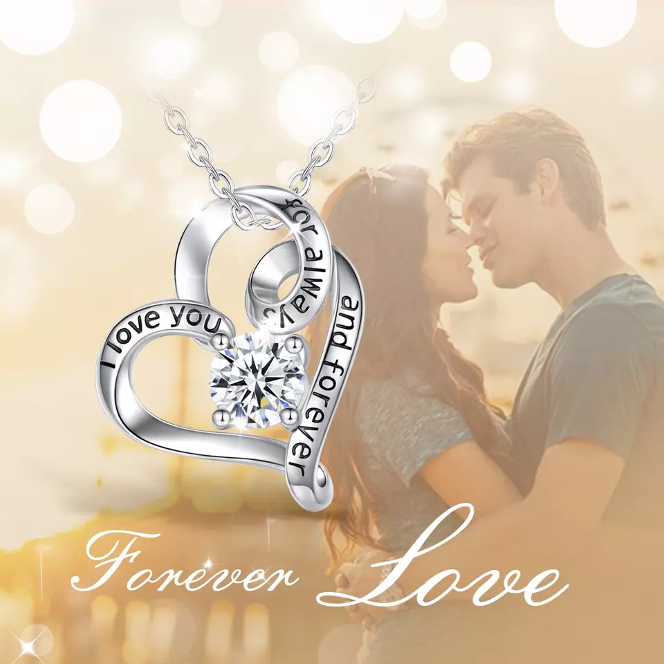 Forever Love Sterling Silver Necklace